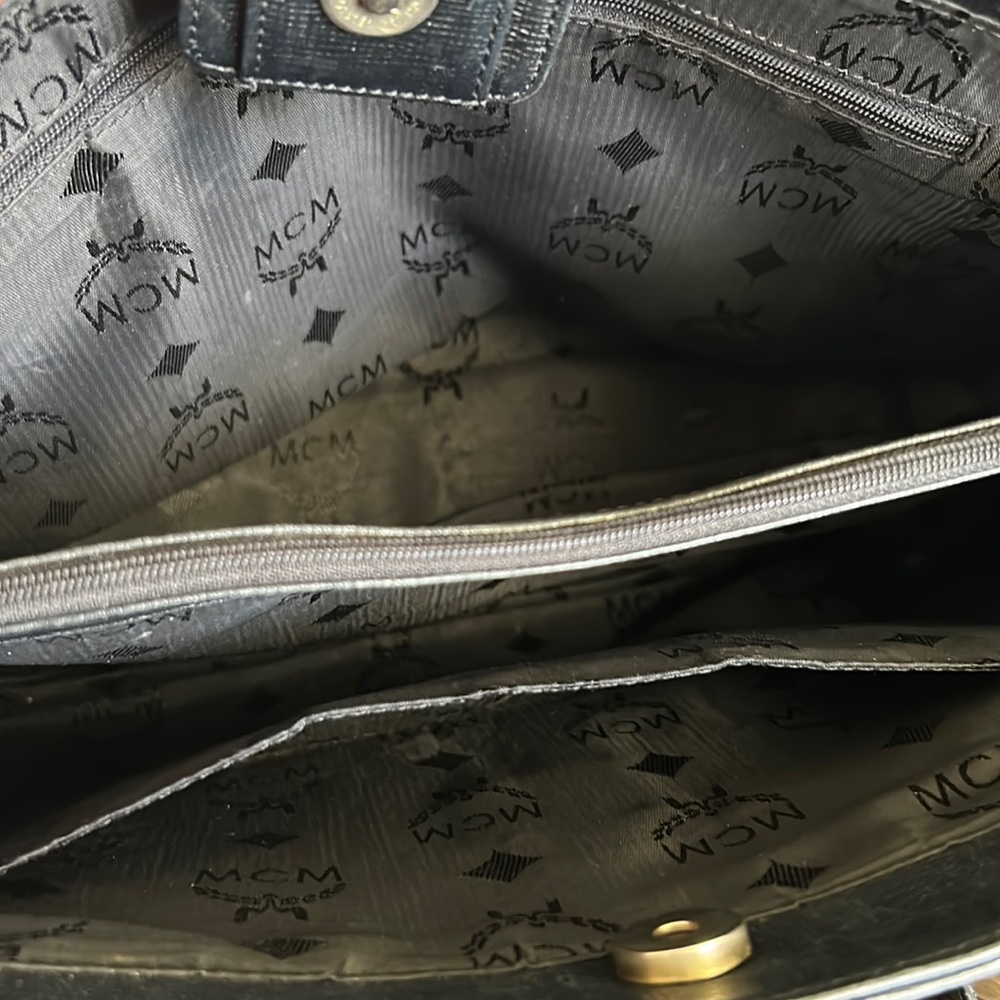 MCM Vintage Black Studded Bag - Picture 5 of 16